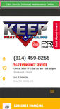Mobile Screenshot of keepheating.com